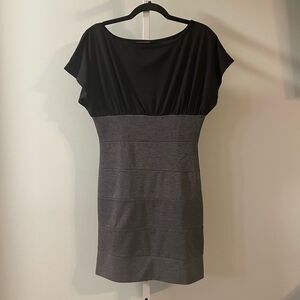M USA Black & Gray Bandage Dress